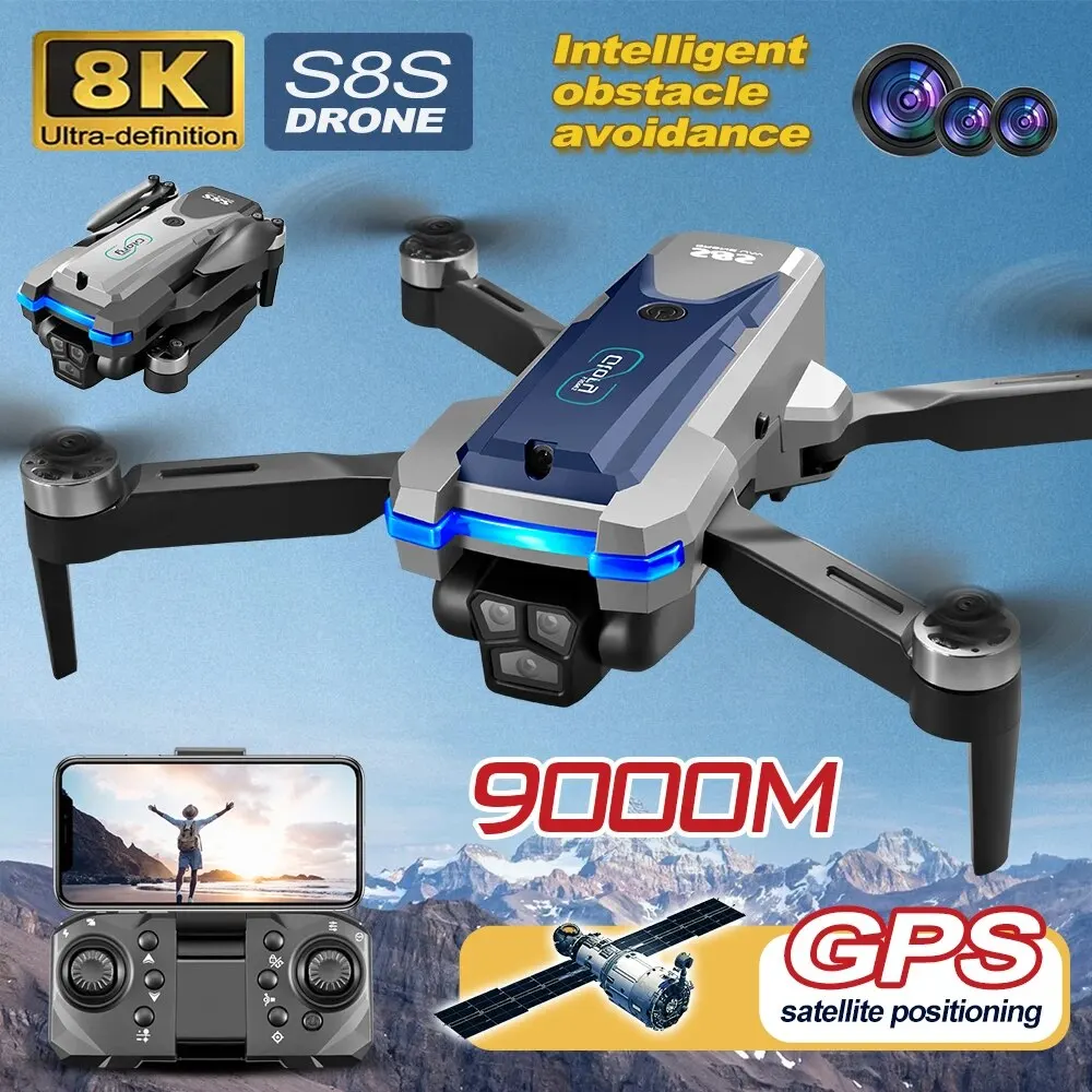 Drone Camera Hd - S8S GPS Drone 5G Wifi 8K
