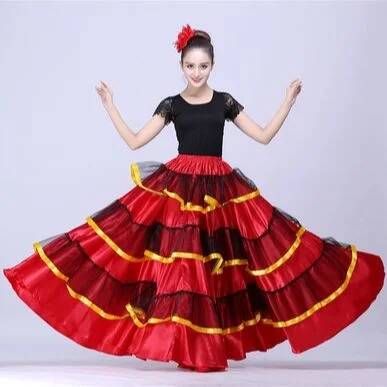 Skirt Gypsy Woman Spanish Flam - Drone Camera Stabilized 评论和价格