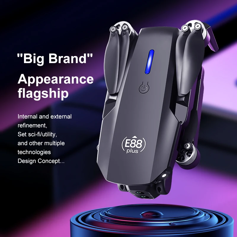 New E88 Plus Quadcopter Drone: - Drone Camera Hd 评论和价格