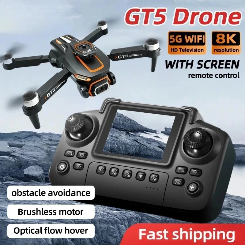 OriginalGT5 Mini Drone 4K HD d - Drone Camera Wide Angle 评论和价格