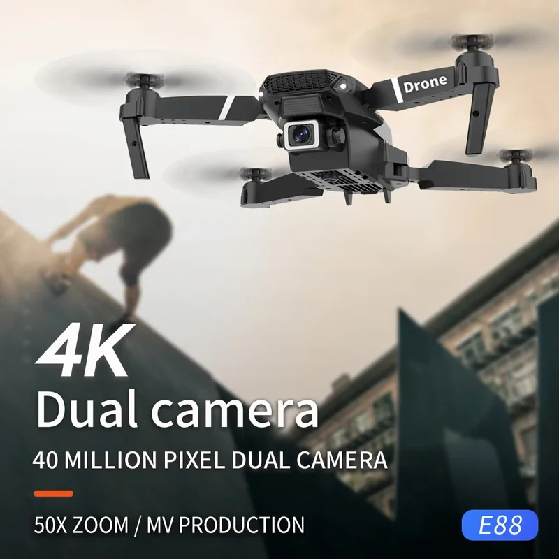 E88 ProIntelligent Folding Dro - Drone Camera Wide Angle 评论和价格