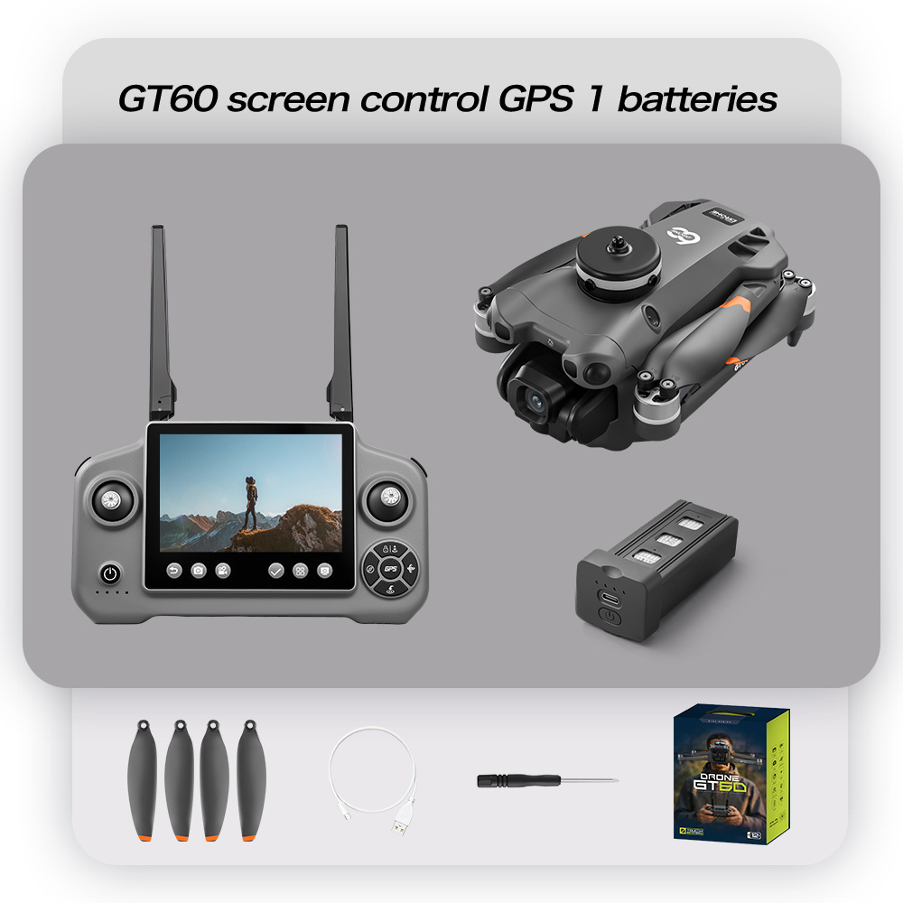 New GT60 GPS Drone High Defini - Drone Camera Wide Angle 评论和价格