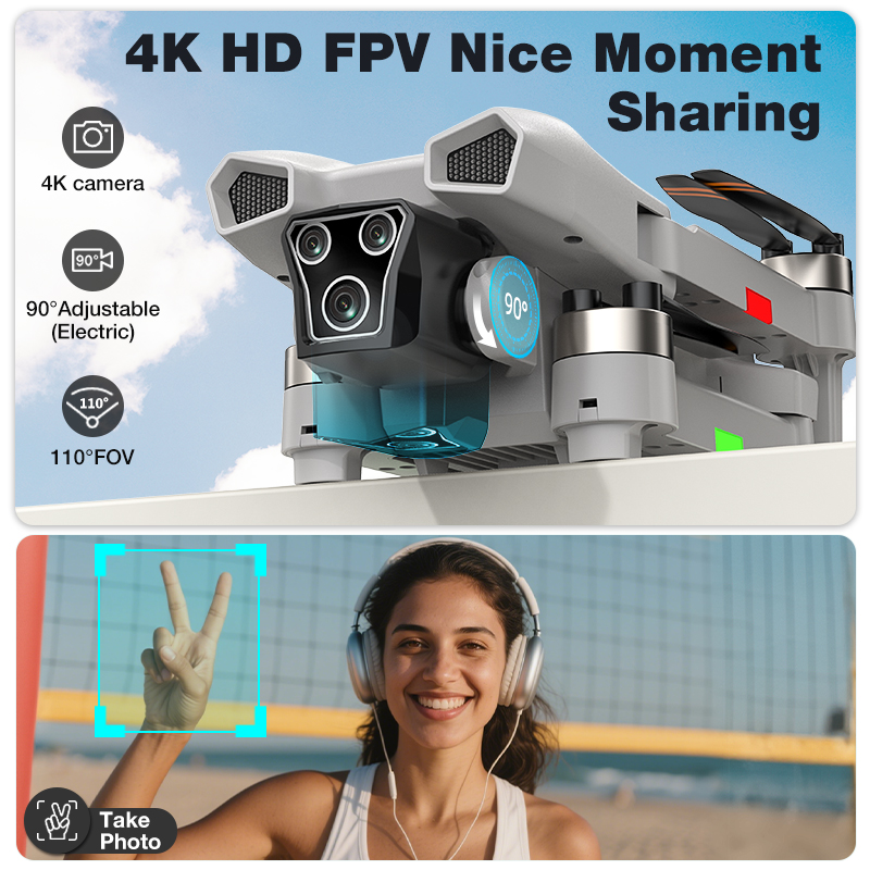 NEW Hot L017 Pro Drone Brushle - Drone Camera Hd 评论和价格