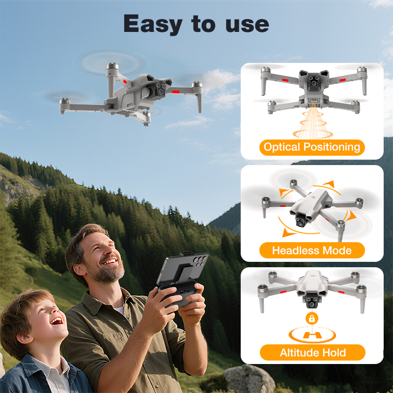 NEW Hot L017 Pro Drone Brushle - Drone Camera Hd 评论和价格