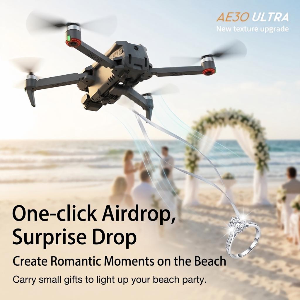 NEW AE30 Ultra GPS Drone 4K Pr - Drone Camera With Gimbal 评论和价格